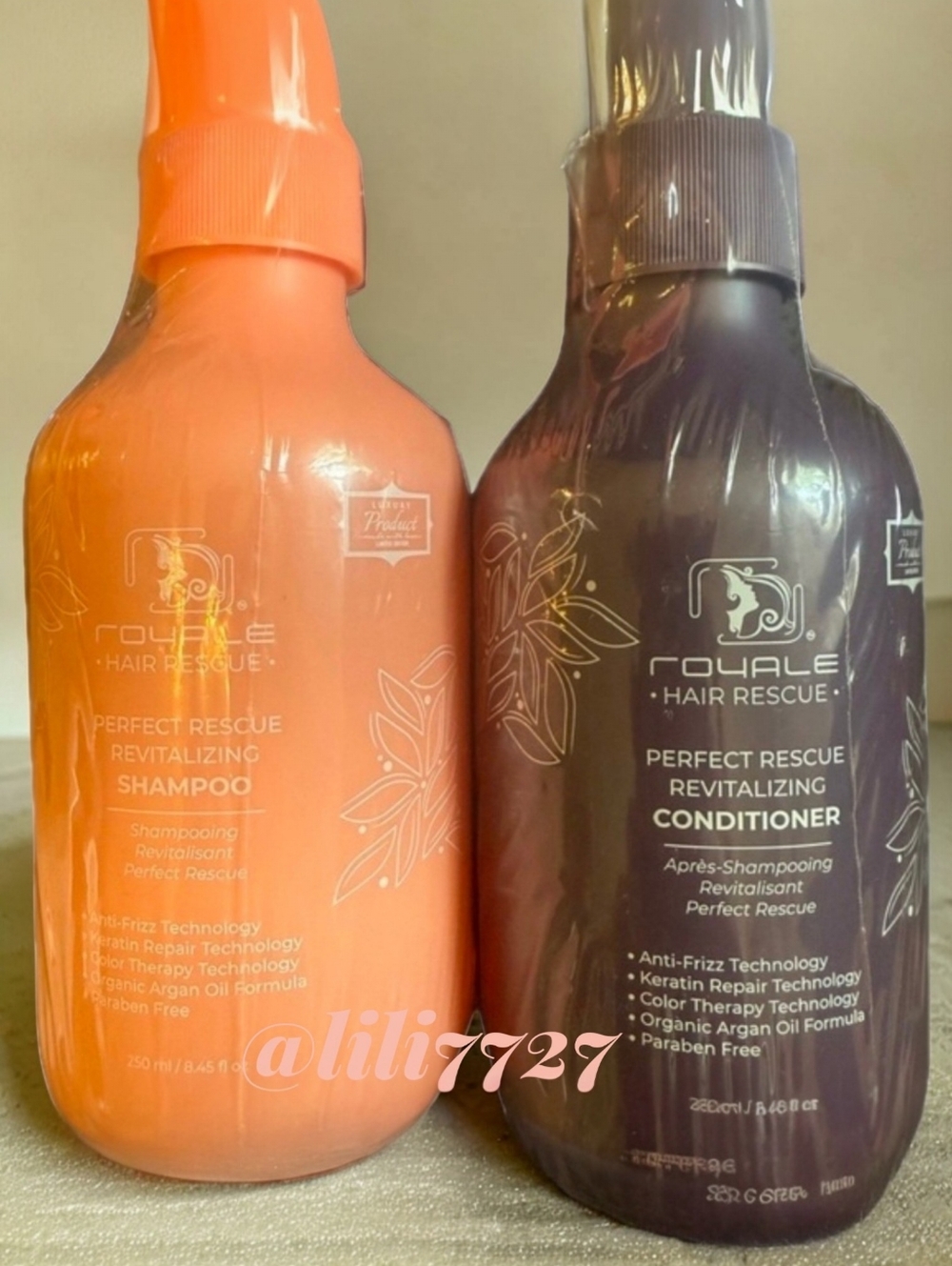 Royale Rescue Luxury Shampoo And Conditioner Bundle Premium Salon Brand $150 Val - Picture 3 of 7